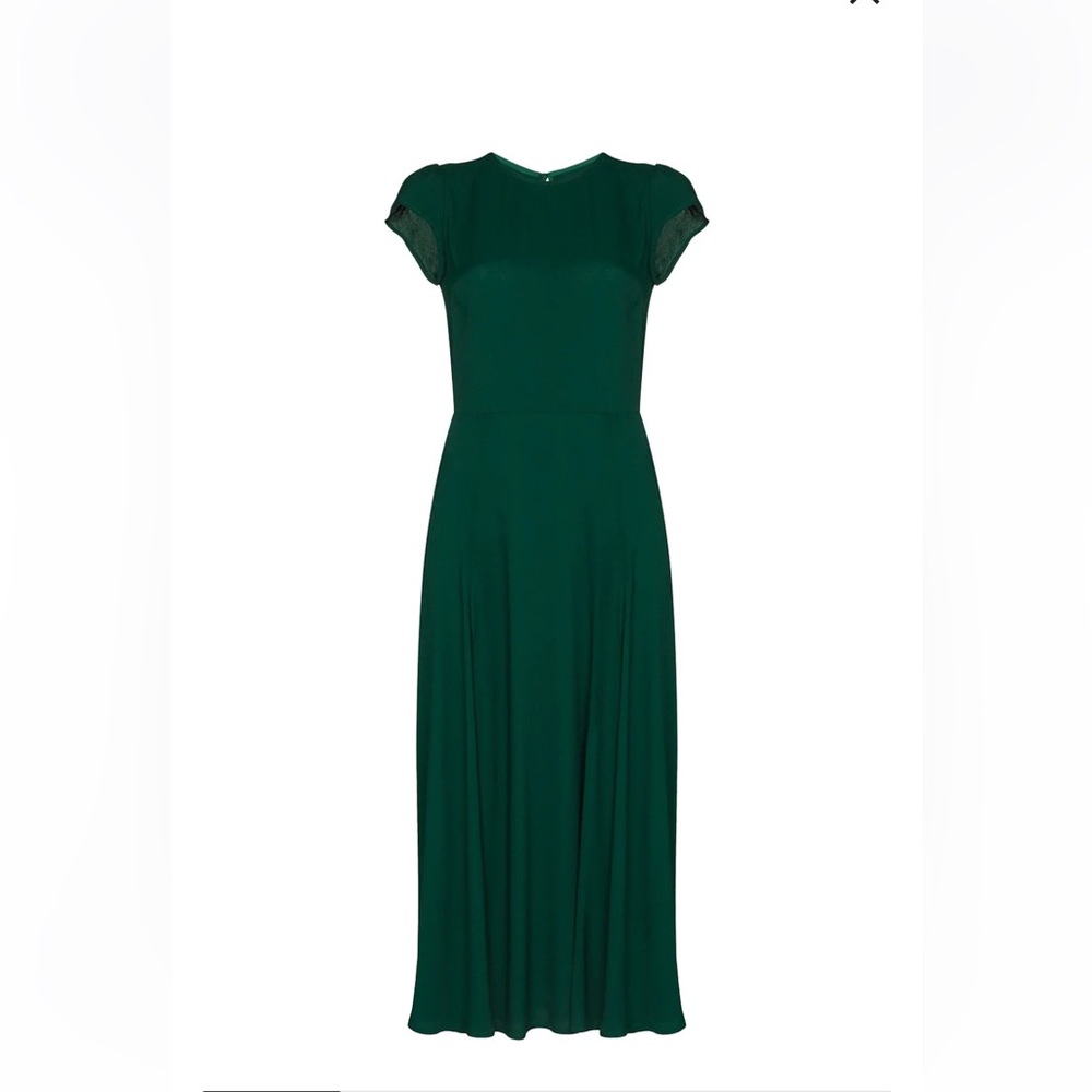 💚NWOT Reformation Gavin Dress Emerald